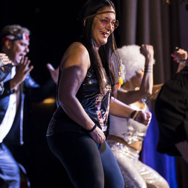 Ambiente de pista en la Fiesta de la Nostalgia 2025